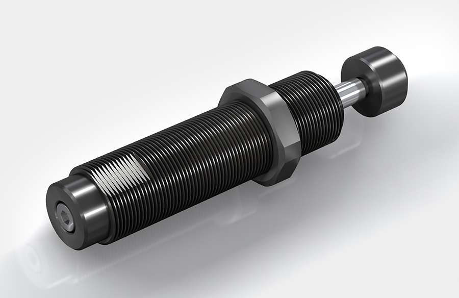 Deceleradores miniatura ACE de la Serie SC²300 a SC²650, de reducidas dimensiones y diseño compacto